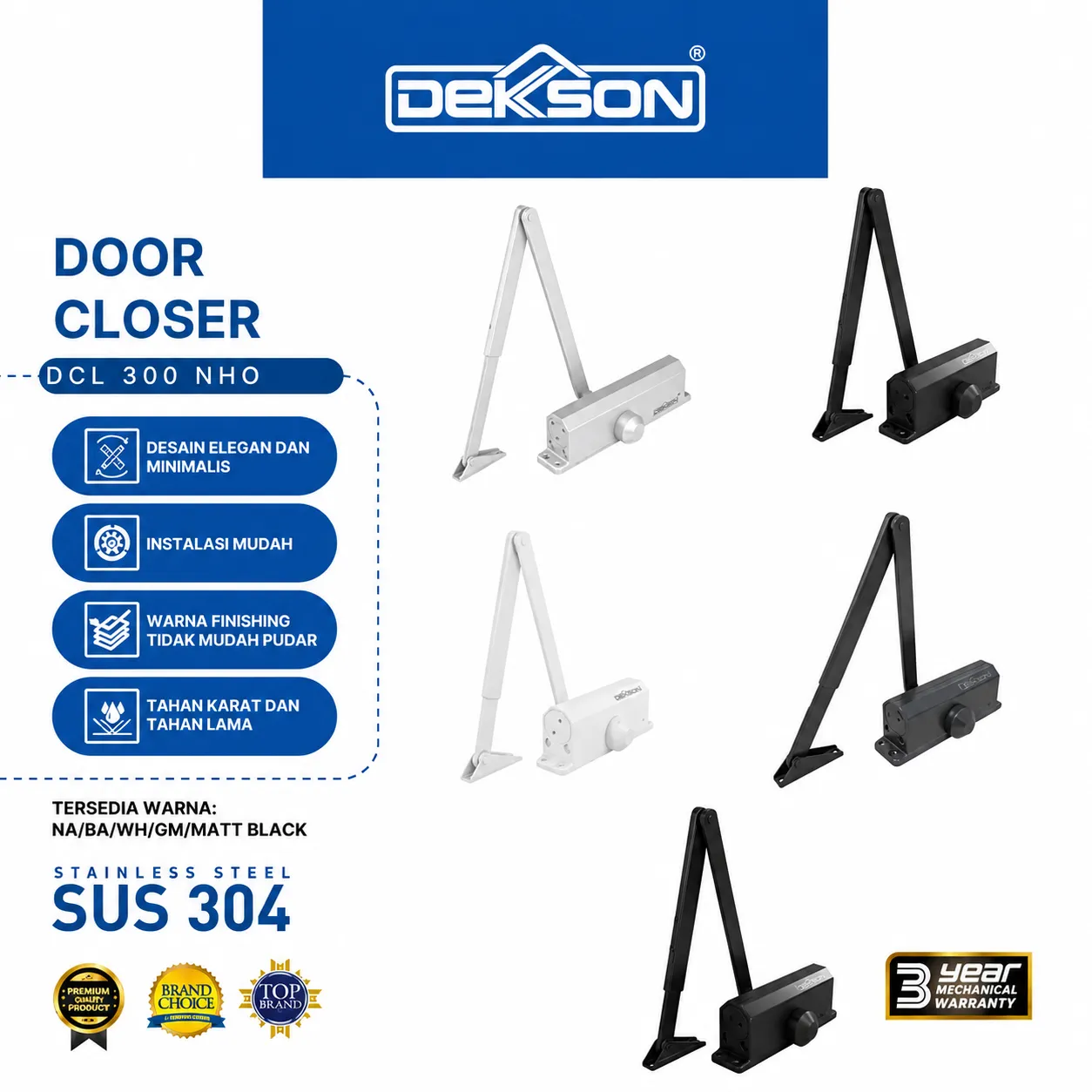 Door Closer DEKKSON PC (Putih)